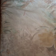 stoffrest Gesäumt 5m x 140+3,3m x 138cm Baumwolle vintage Tischtuch Bettwäsche K