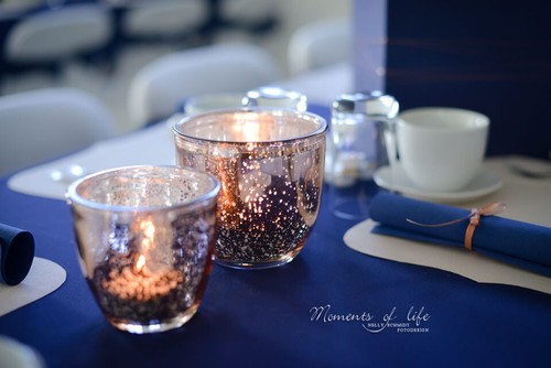 Windlichter glas rosegold - windlichter,
