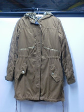 Brauner kapuzen parka m - kapuzen, gr.