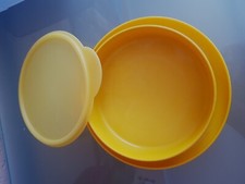 Tupperware Teller TupperCare Kinderteller mit Deckel Vintage