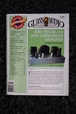 Glass Audio 1  1998  amerik. Kultmagazin für Röhrenverstärker Selbstbau 