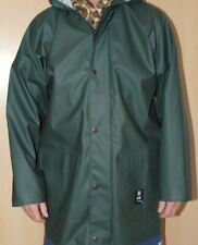 PVC Glänzenden Regenjacke  + Kapuze Regenmantel Regen Mantel Jacke 54 / L