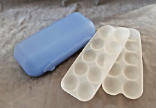 Tupperware zweidabei Eierbehälter Brotbox Kolumbus A23 blau MaxiTwin eiermann