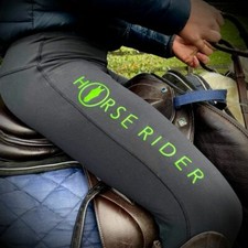 WINTER Pferd FLEECE REITSTRUMPFHOSE Leggings Reithose warm reflektierend FULL GRIP