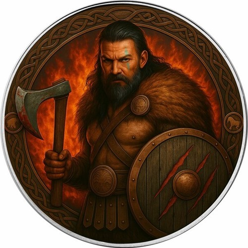 Die wikinger silbermünze - die,