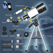 Tragbares Reiseteleskop