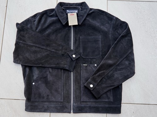 Supreme suede work jacket - (xl),