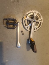 KURBEL Shimano DEORE LX FC-M550 175 mm 46 36 24 Kurbelgarnitur Crank Set RETRO