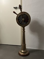 Massiver Maschinentelegraph aus Messing/Holz 92 cm! Maritimes flair! Schifffahrt