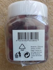 Deko-Glassteine rot; 500 g OVP