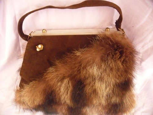 Vintage damen muff - muff,