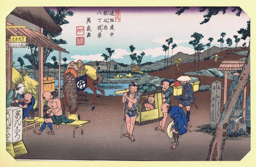 Hiroshige eisen kisokaido - kisokaido,
