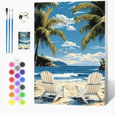 Strandkorb Strand Malen nach
