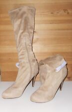 High Heel Stiefel Melrose Gr. 40 beige Absatz ca. 11cm  NEU