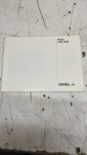 Opel radio cdr 2005 - opel,