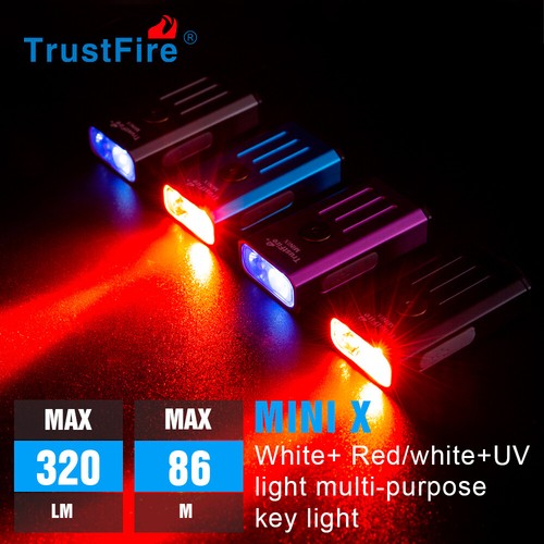 Trustfire minix 320lumen - 320lumen, uv