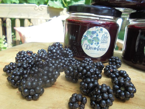 Brombeer marmelade konfitüre - brombeer-marmelade,