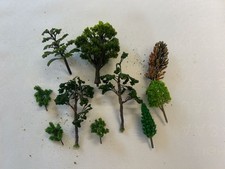 Konvolut 10 Laubbäume H0 / N Landschaft, Eiche, Bäume