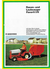 Wiedenmann Rasen- und Laubsauger, Prospekt, Traktor