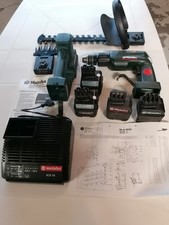 Accu-Schrauber mit Heckenschere, Grasschere und Schnell-Ladegerät