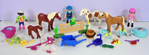 Playmobil ponyfohlen pony - playmobil, x
