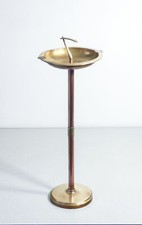 ⚜️ Aschenbecher Stehleuchte Art Deco Italien 1930S Ashtray Messing Rame