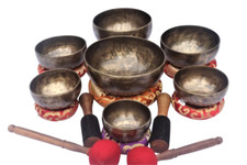 Klangschalen 7er Set - Antik