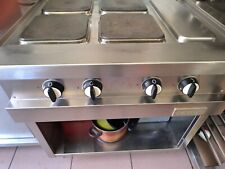 Palux Profi Elektroherd mit Edelstahl Gestell und Unterbau, Gastronomie, Imbiss