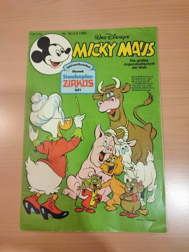 Micky maus heft september - 36,