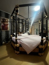 Achteck bambusbett - achteck,