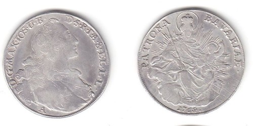 Taler silber münze bayern - taler,