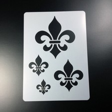 A5 Schablone Fleur de Lys 4