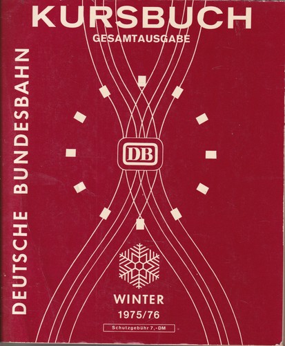 Original amtliches kursbuch - original,