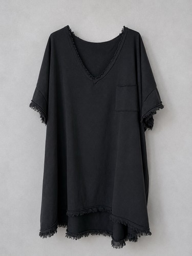 Damen shirt schwarz oversize - t-shirt,
