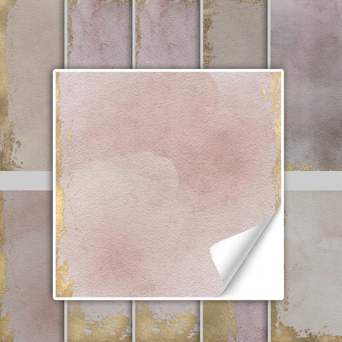 Fliesenaufkleber aquarell rosa - aquarell,