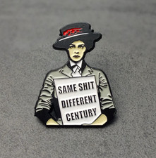 Emaille pin suffragette same - emaille,