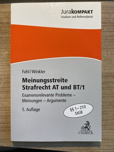 Meinungsstreite strafrecht - strafrecht, at