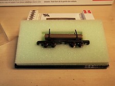 Busch 12222 Drehgestell-Rungenwagen mit Baumstämmen 60 mm für Feldbahn OVP