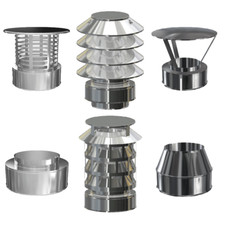 Edelstahl Regenhaube Regenhut