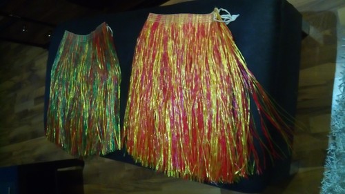 Karneval damen bast rock - x,