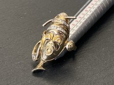 AUSGEFALLENER RING 925 STERLING SILBER VERGOLDET GLAS GRÖSSE 56