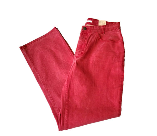 Hose jeans mac melanie rot - hose,