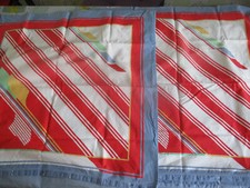 2 Kopfkissenbezüge farbig  ca 70 x 70 cm