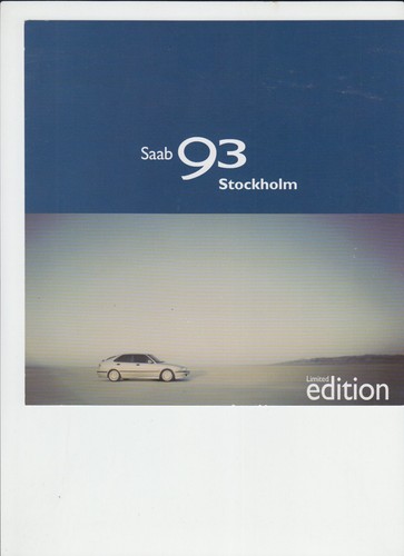 Saab stockholm 2002 - saab, 9-3
