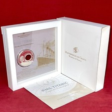 Masterpieces of Crafts RMS Titanic 10 Dollars 2012 50g 925er Silber Limitiert