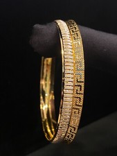 Classy Dubai Handgefertigte Armreif Armband In 916 Solide 22 Karat Gold 9,60 MM