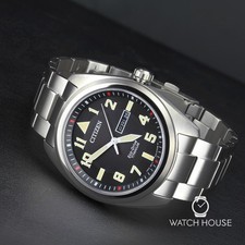 Citizen schwarze Herrenuhr Super Titanium Eco Drive BM8560-88EE