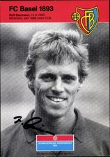 Autogrammkarte Fußballer Rolf Baumann, FC Basel, Autogramm - 11374240