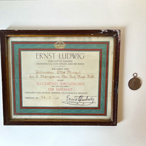 Ww1 medaille ernst ludwig - ww1,