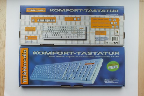Zwei tastaturen titanmedia - tastaturen,,
